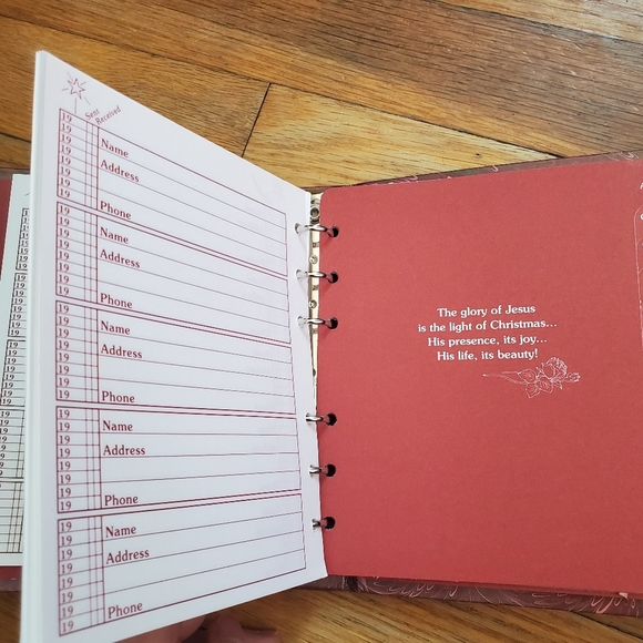 Vintage Christmas memory keeper Gift‎ Tracker Planner - Picture 9 of 10
